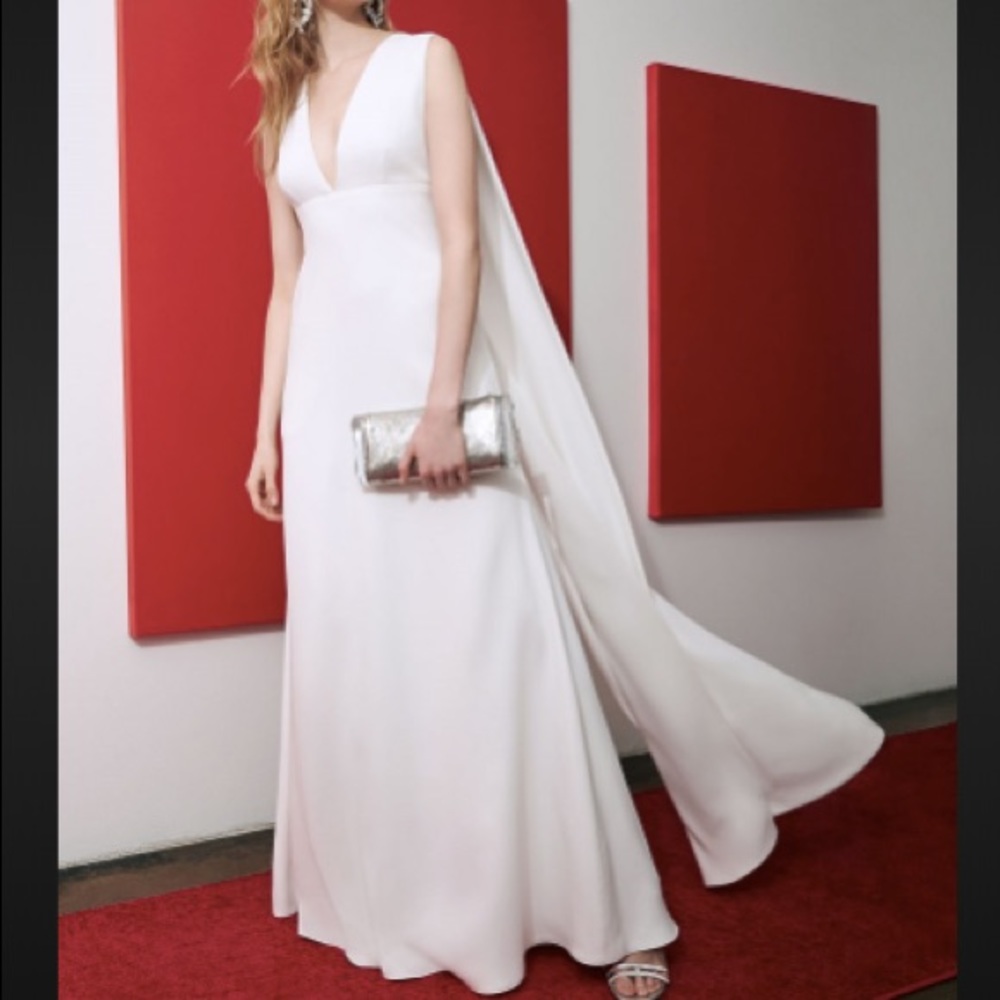 Jill Jill Stuart sleeveless V-neck princess gown